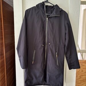 Men's Black Hooded Jacket